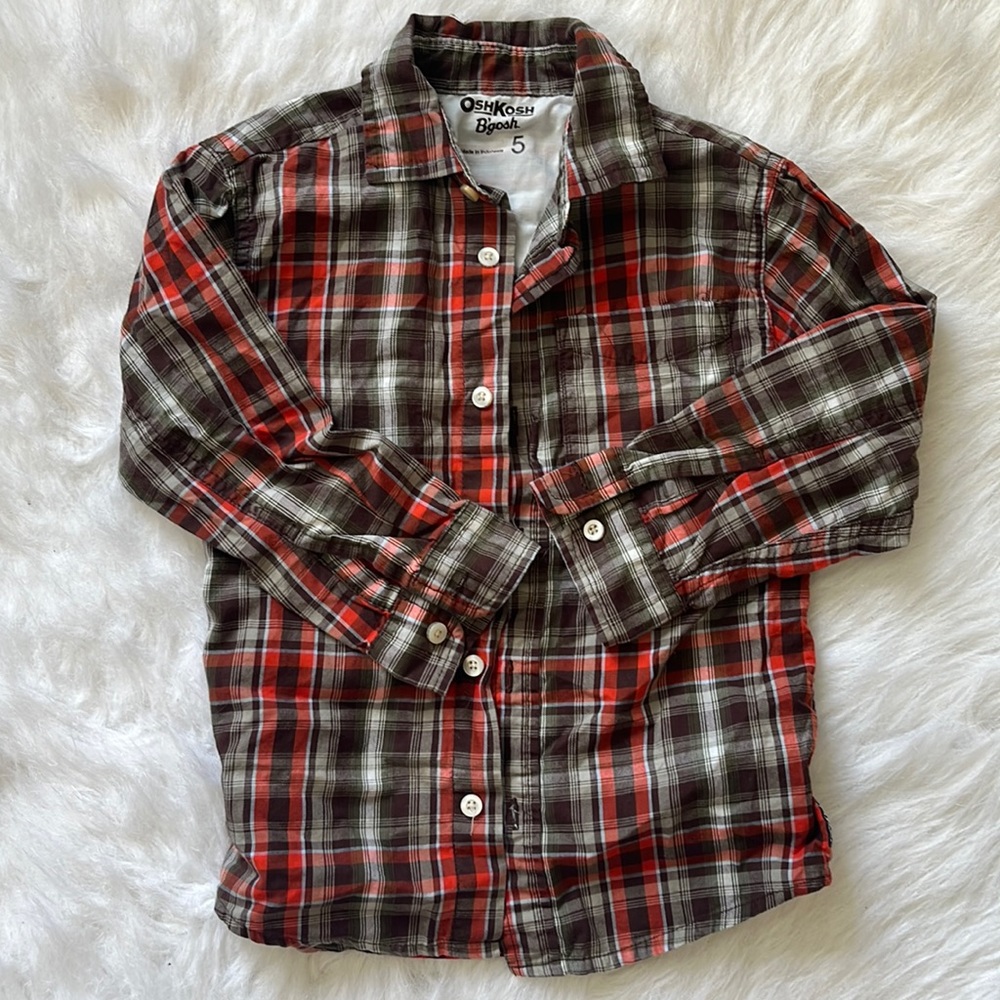Osh Kosh B’Gosh Button Up Shirt Size 5